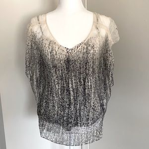 NWT DVF Silk 2 pc top